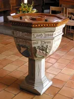 Kirche Wetzwil, Taufstein
